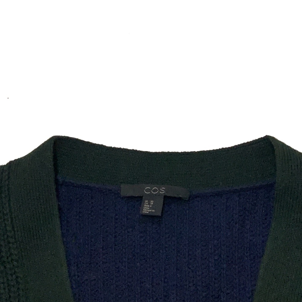 XS / COS Patchwork Oversized Cardigan - Picture 2 of 5